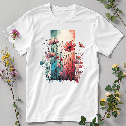 Wild Cosmos Field Tee