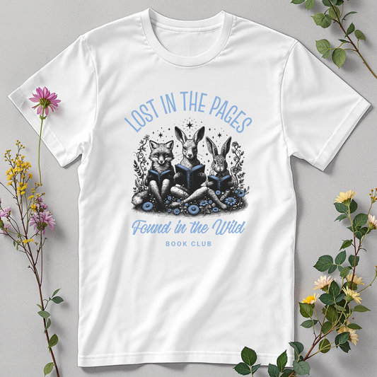 Lost in Pages, Found in the Wild — Bookish Bloom Tee