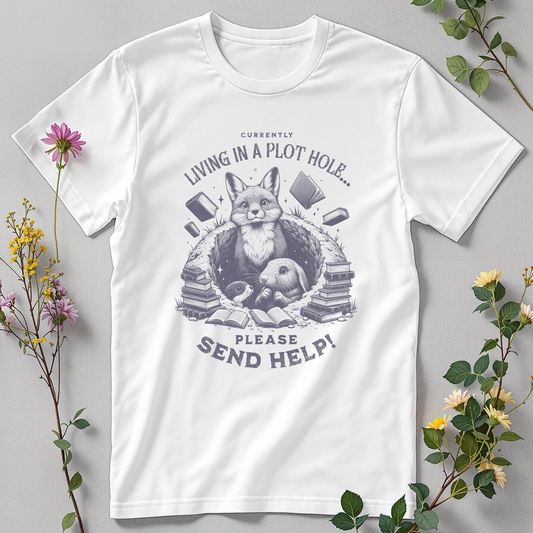 Currently Living in a Plot Hole Tee