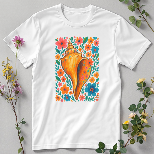 Blooming Spiral — Sea Shell Soul Tee