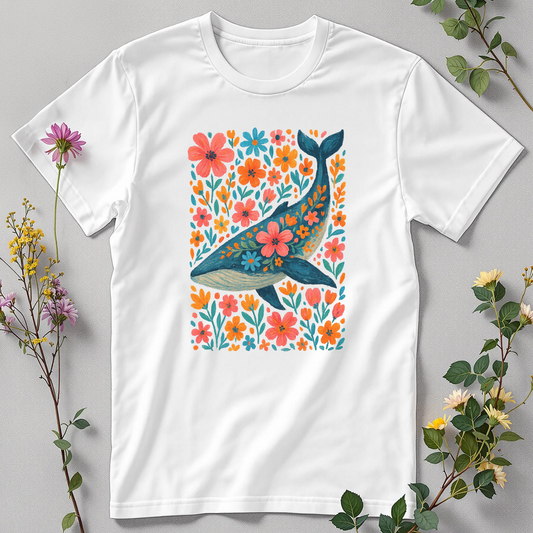 Beneath the Blue — Whale Whisper Tee