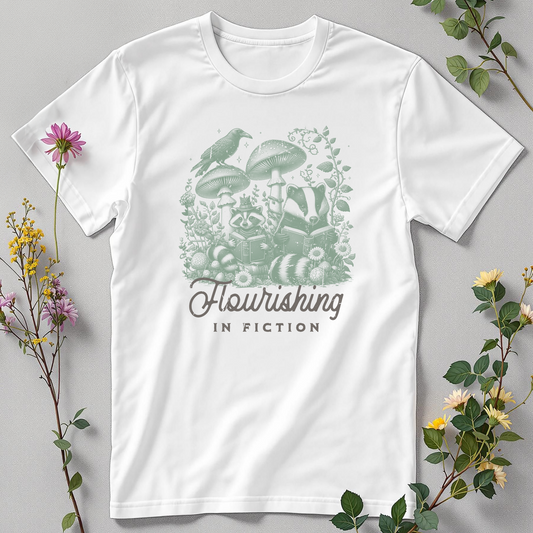 Flourishing in Fiction Tee