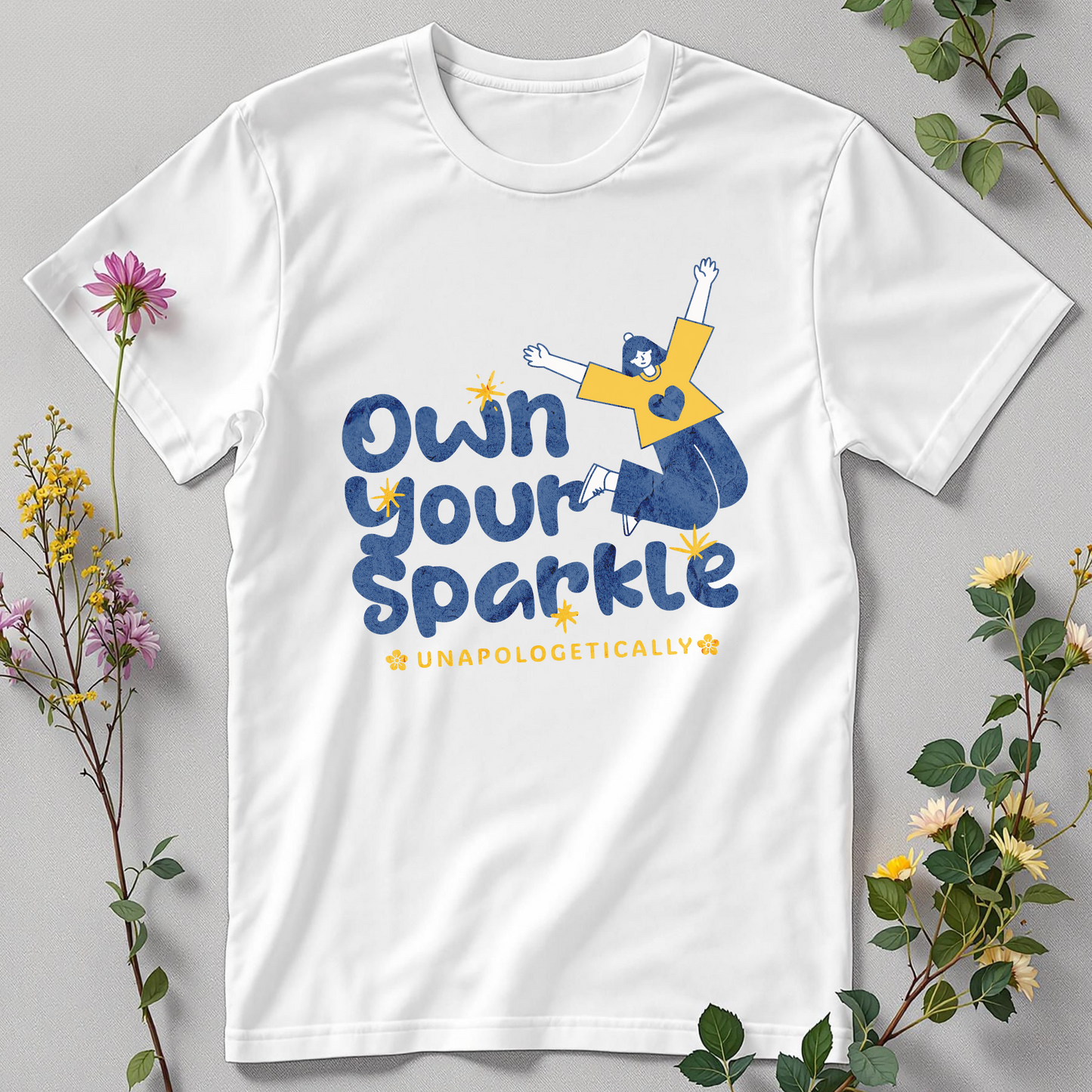 Sparkle Loud Tee – Own It Unapologetically