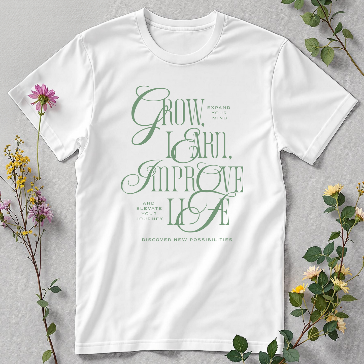 Grow Through What You Live Tee