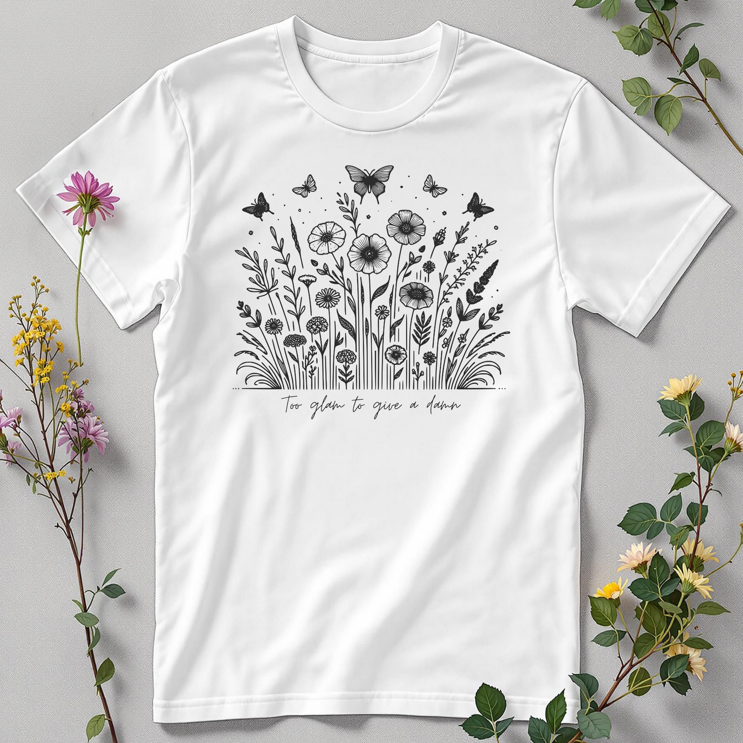Otterly Blooming Tee