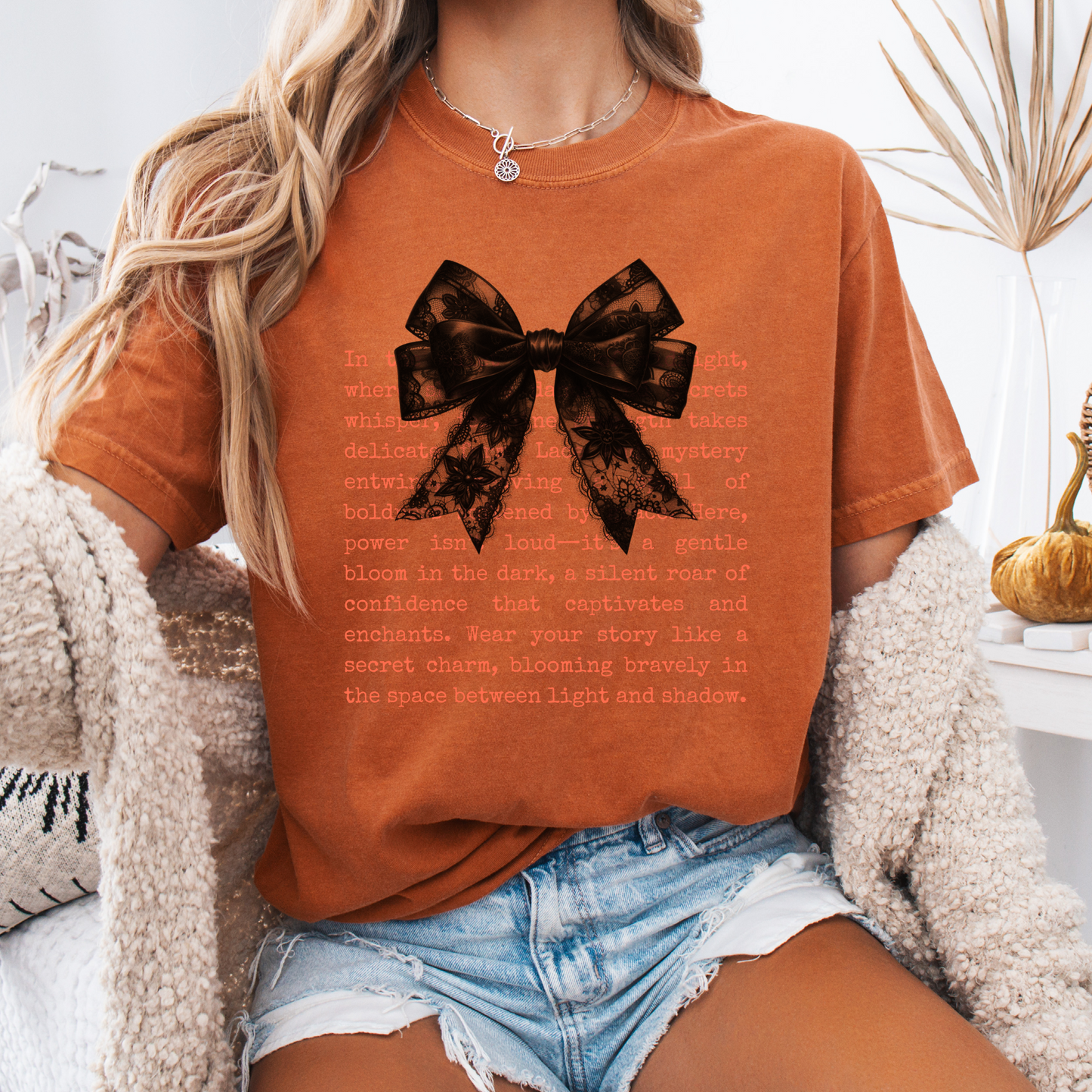 Midnight Coquette Bloom Tee