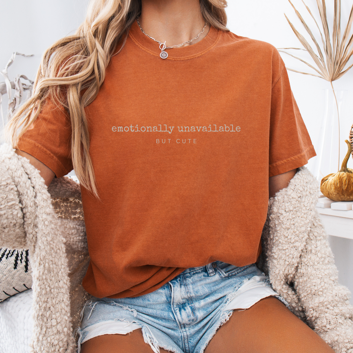 Cute but Closed — Emotionally Unavailable Tee