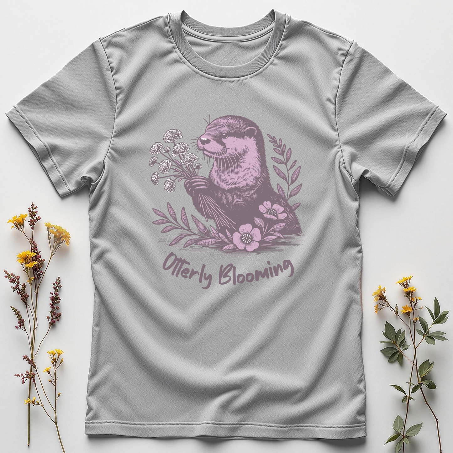 Otterly Blooming Tee