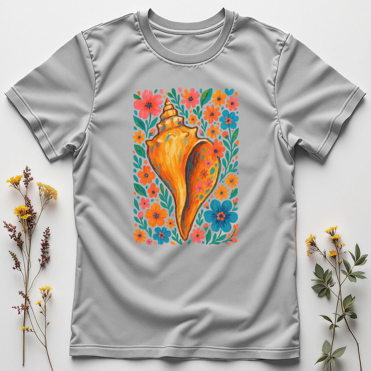 Blooming Spiral — Sea Shell Soul Tee