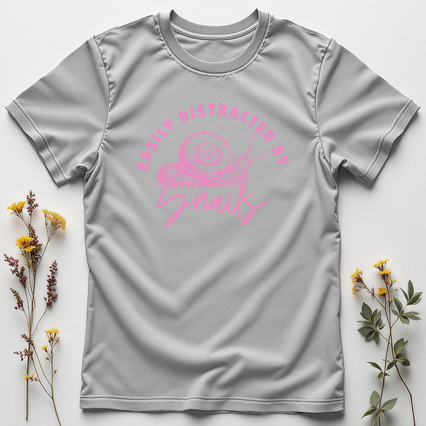 Easily Distracted by Snails Tee
