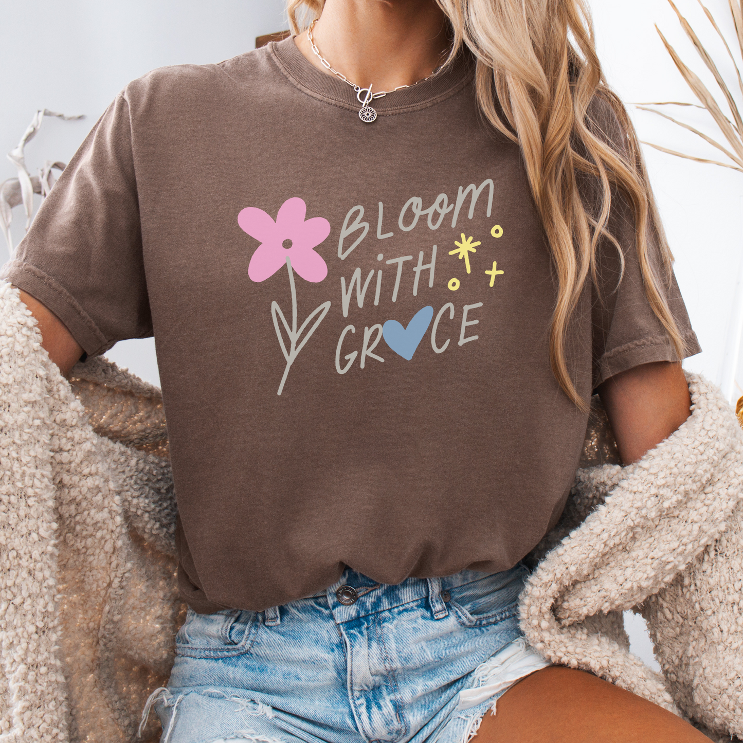 Bloom with Grace — Soulful Strength Tee
