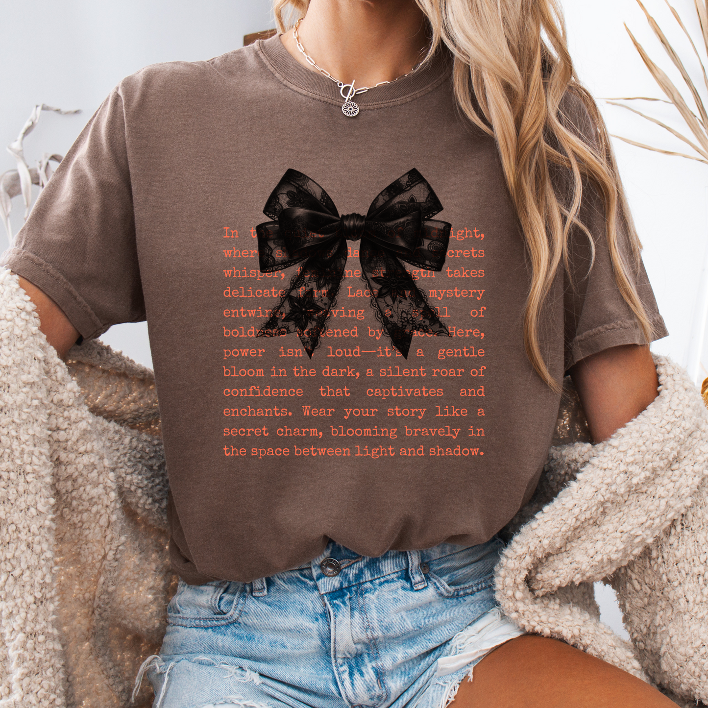 Midnight Coquette Bloom Tee