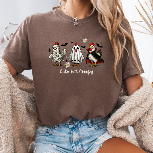 Cute But Creepy - Fearless & Feathered Tee