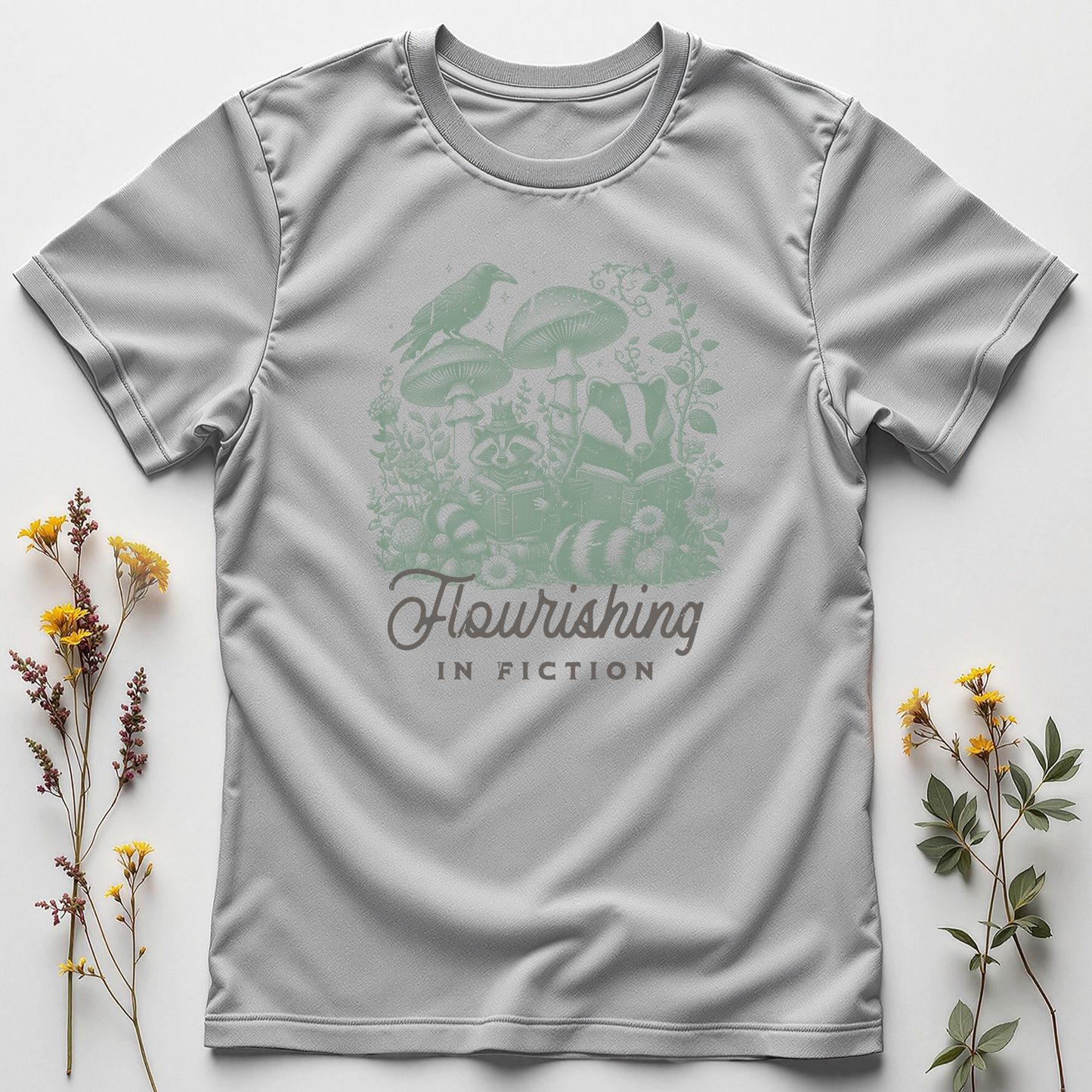Flourishing in Fiction Tee