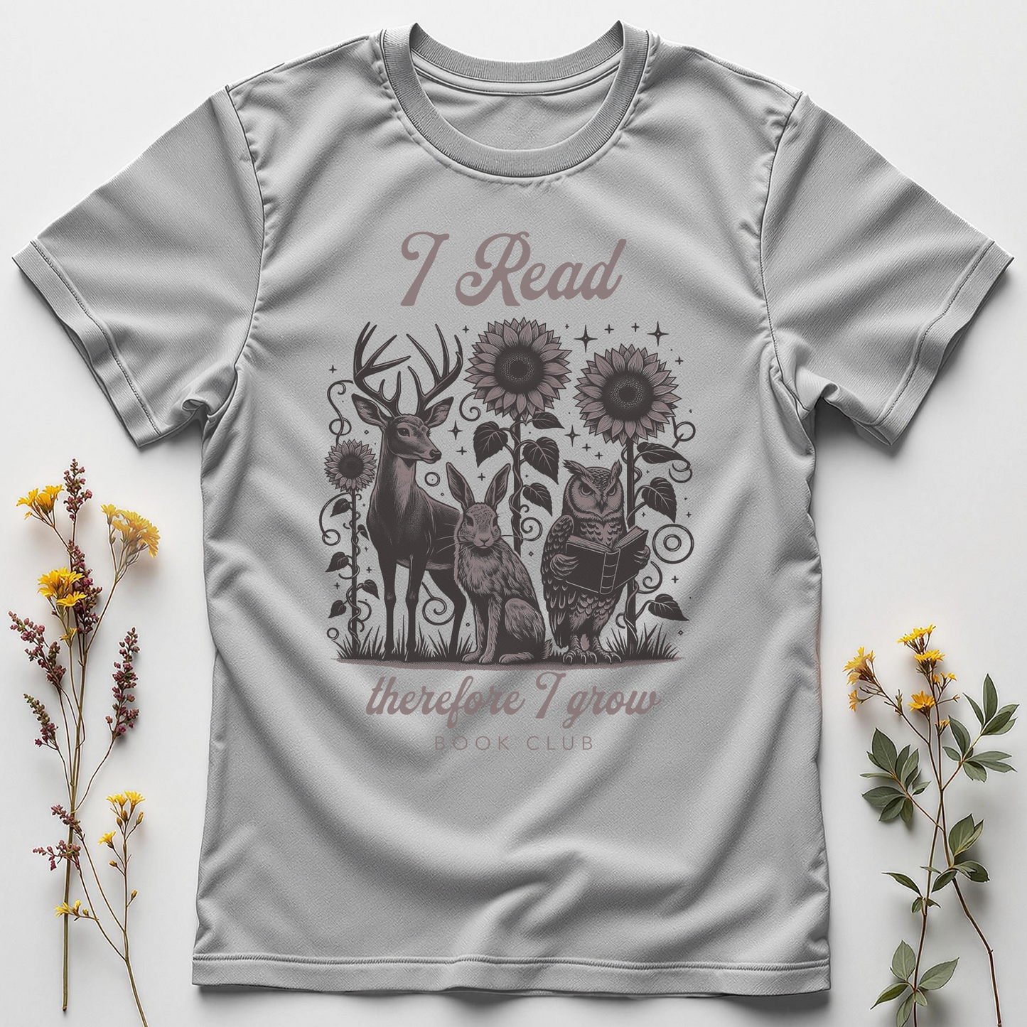 I Read, Therefore I Grow Tee