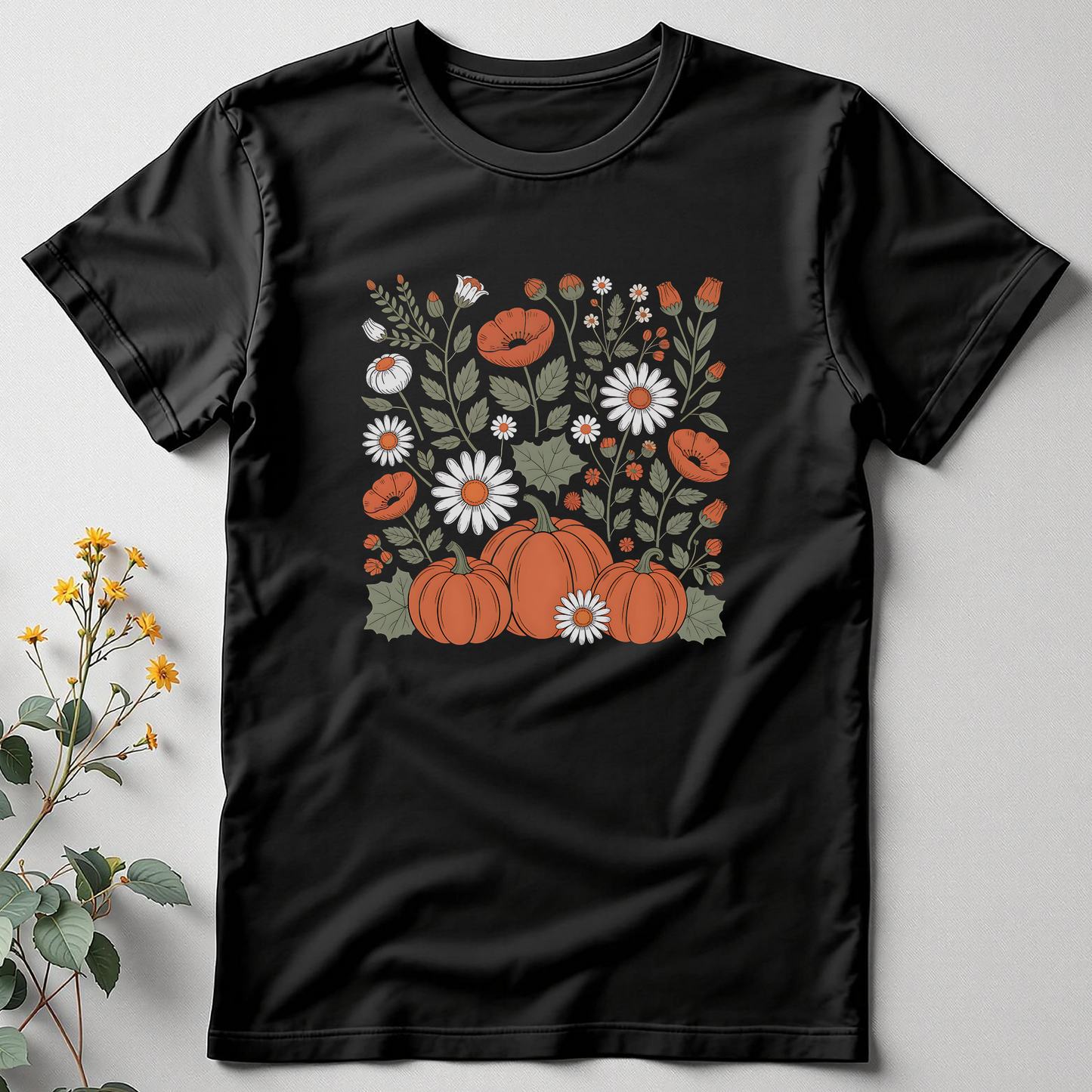 Harvest Moon Magic Tee - Autumn’s charm with a touch of Halloween whimsy