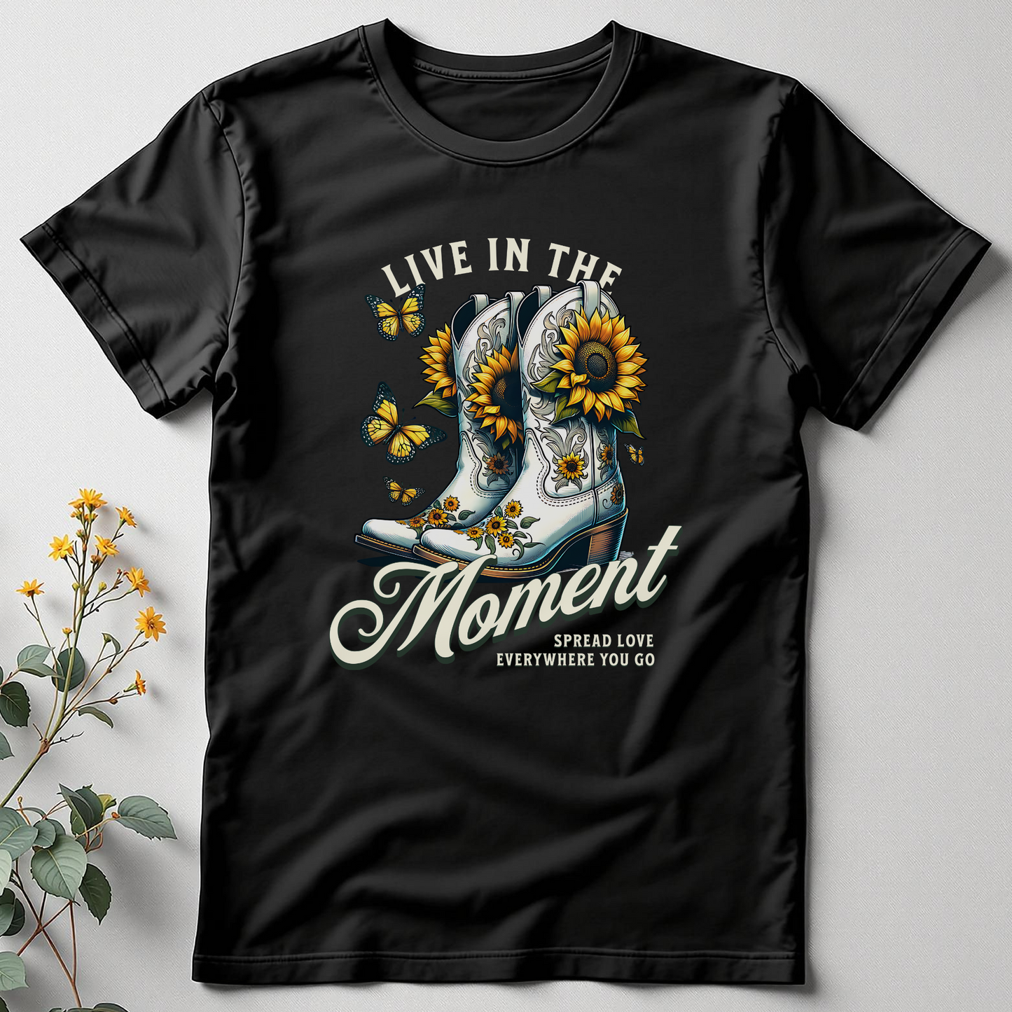 Right Here, Right Now – Live in the Moment Tee