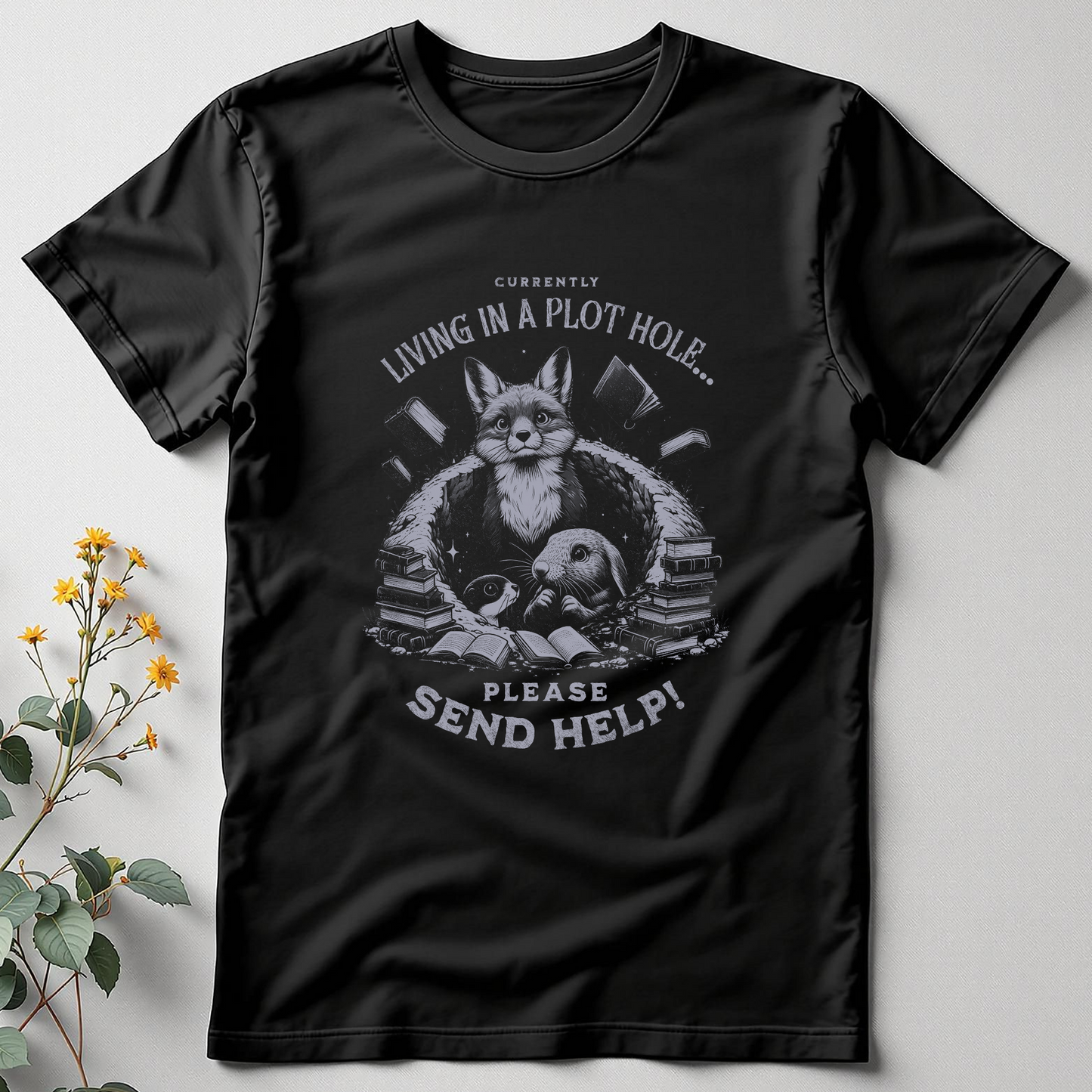Currently Living in a Plot Hole Tee