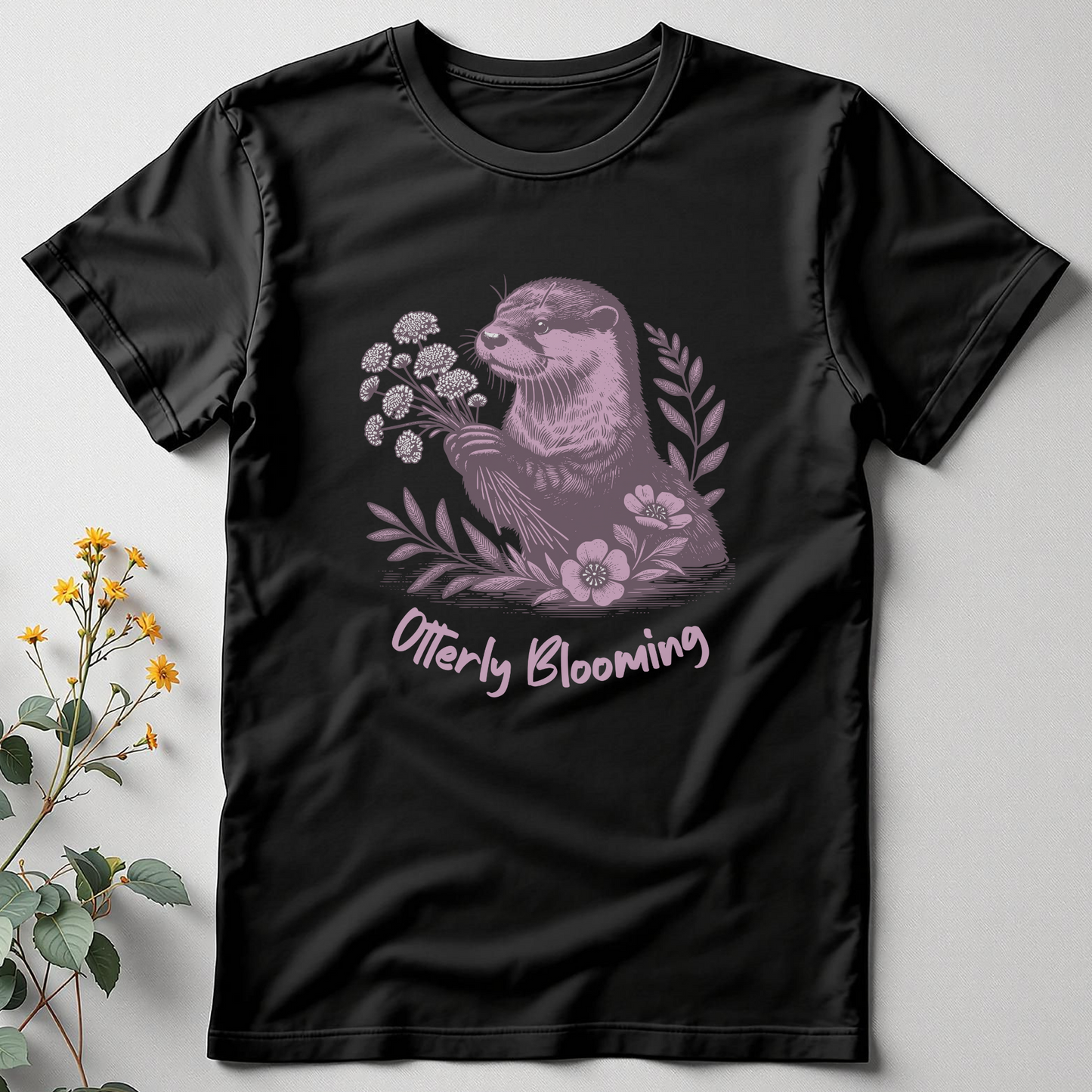 Otterly Blooming Tee