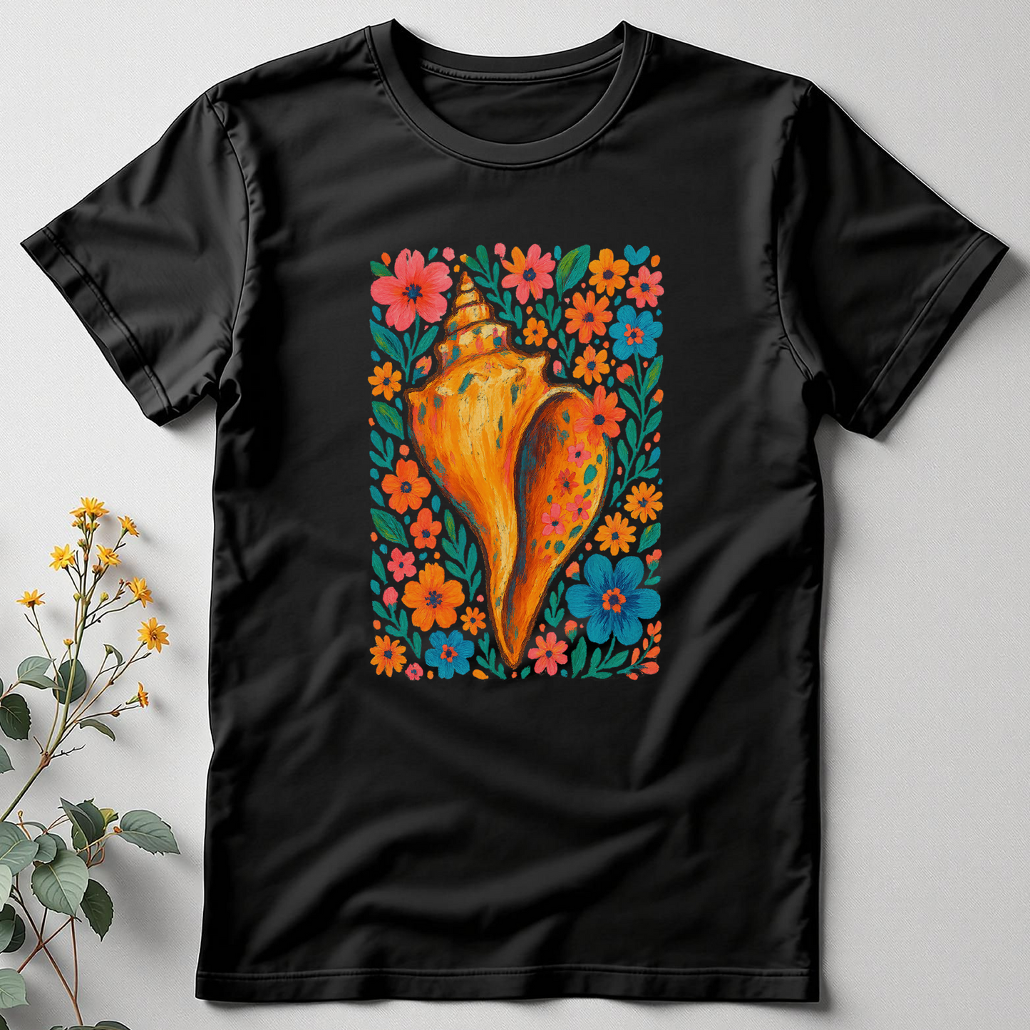Blooming Spiral — Sea Shell Soul Tee