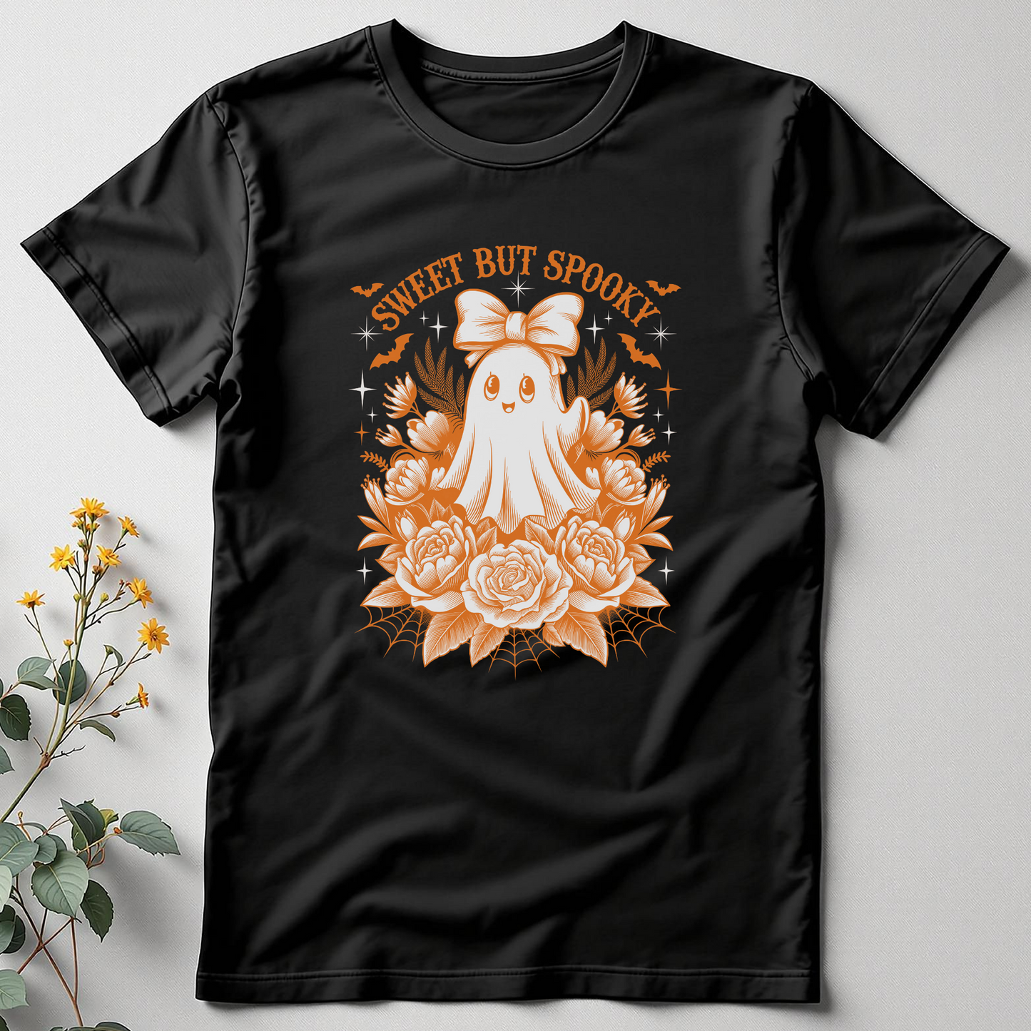 Sweet But Spooky Tee - Vintage charm with a ghostly wink