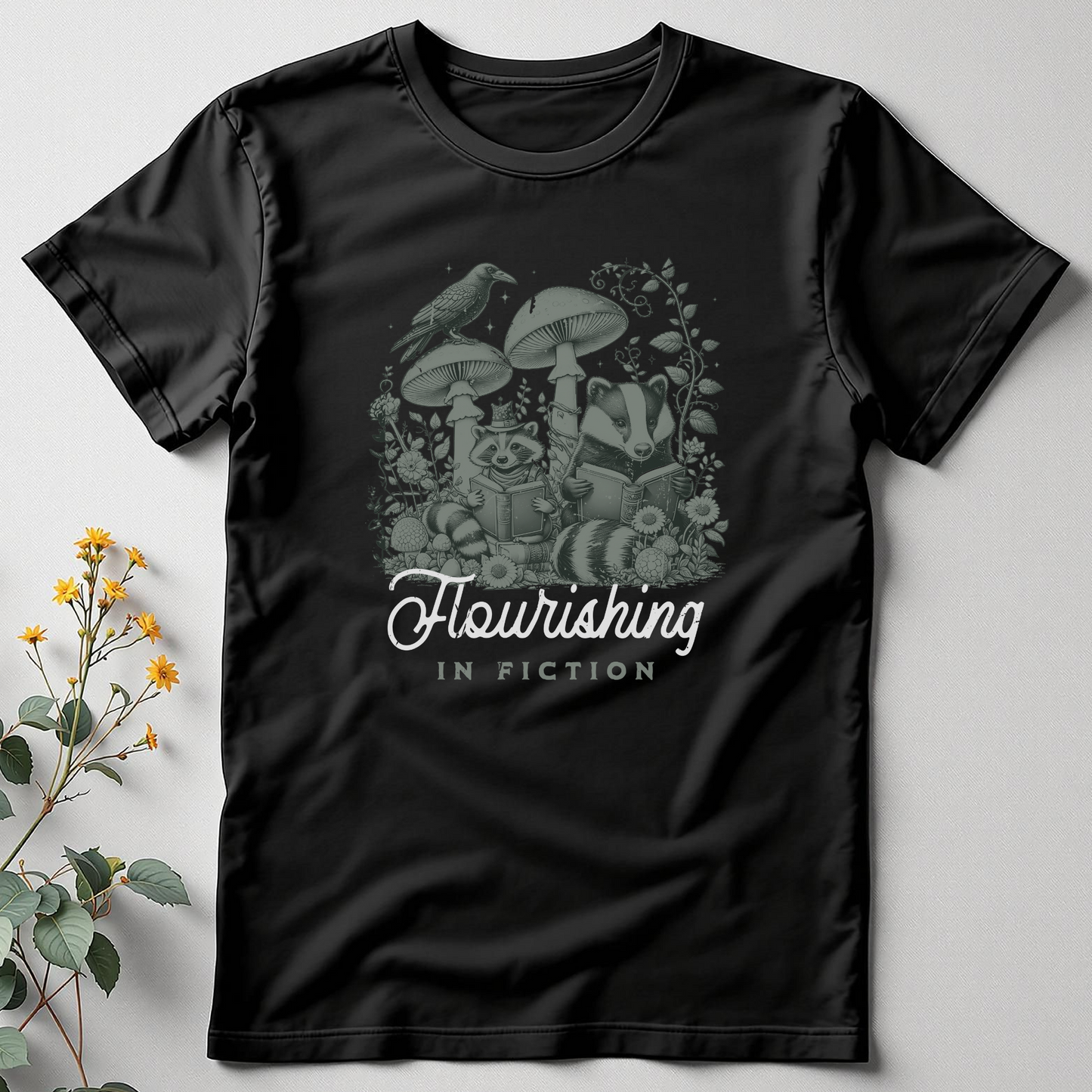 Flourishing in Fiction Tee
