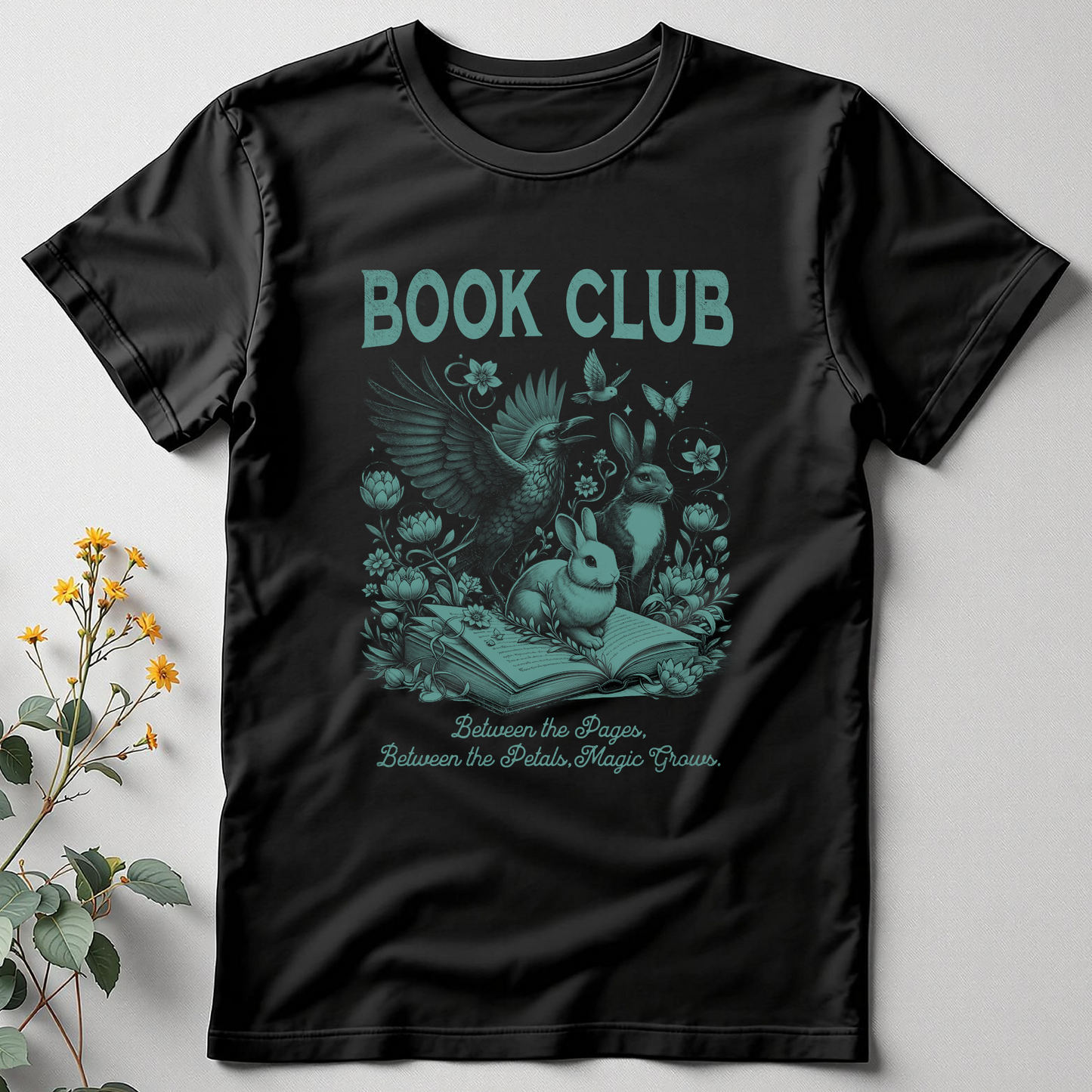 Magic Grows Between the Pages Tee