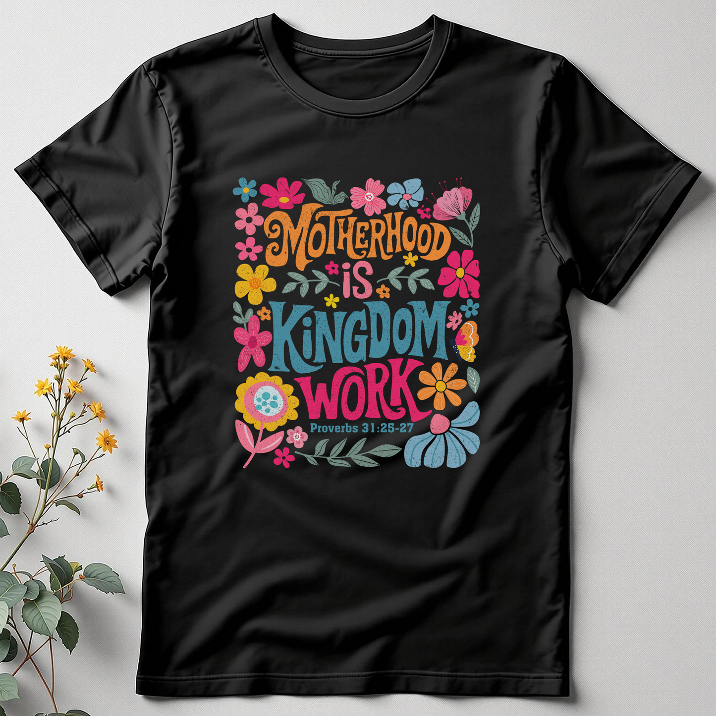 Kingdom Work in a Messy Bun Tee