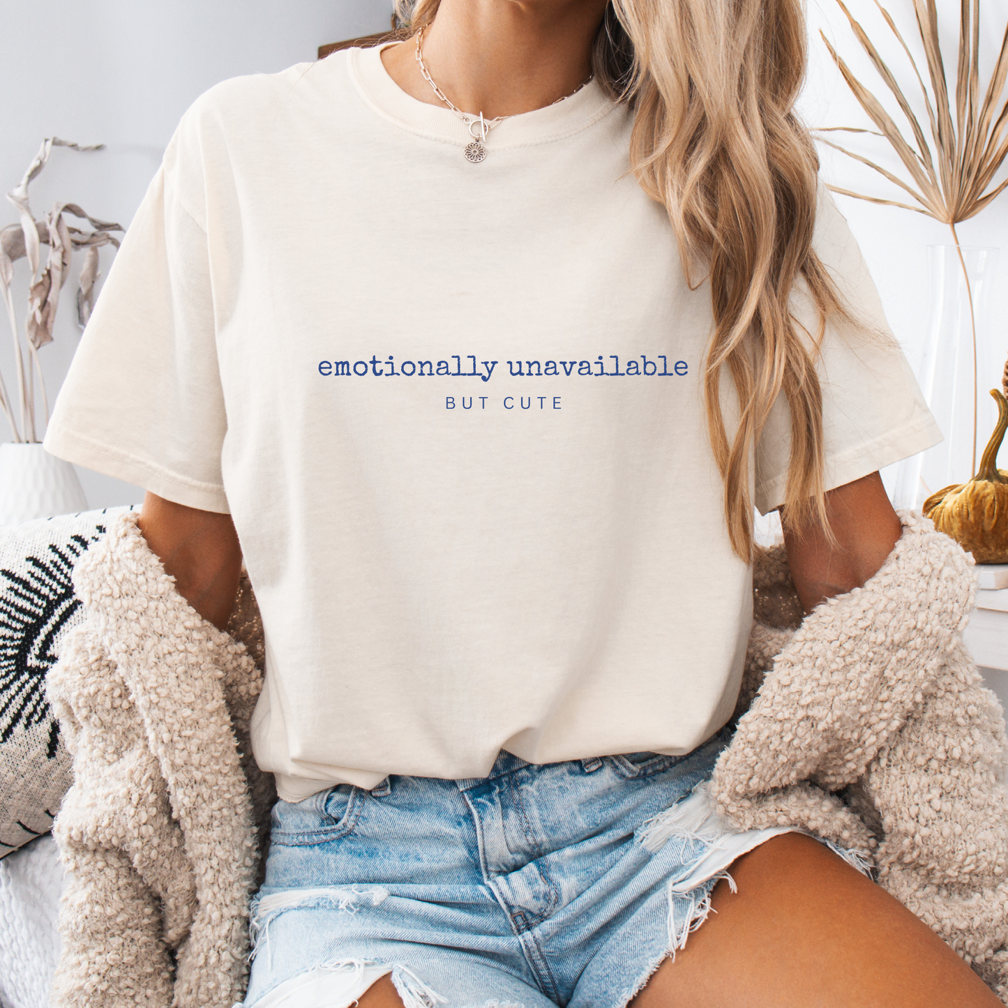 Cute but Closed — Emotionally Unavailable Tee
