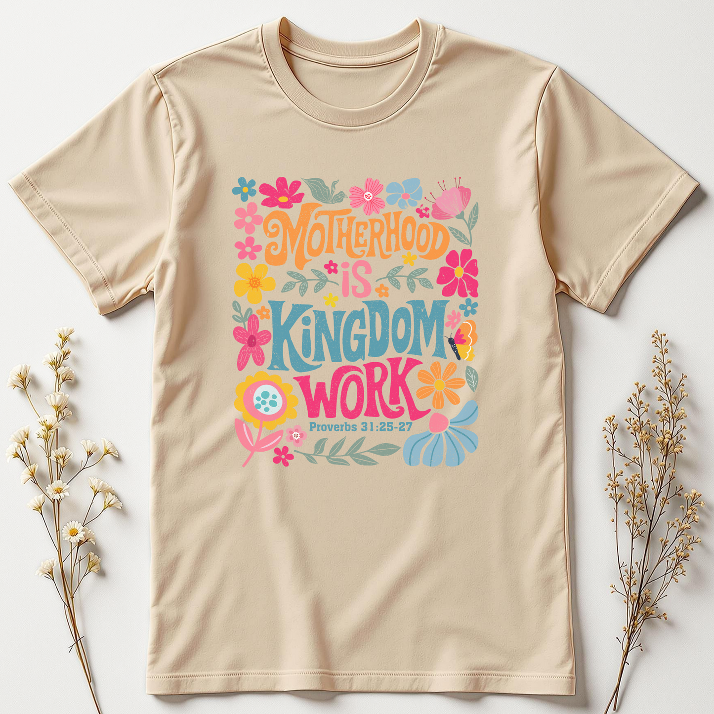 Kingdom Work in a Messy Bun Tee