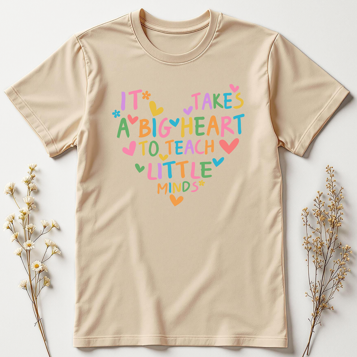 Big Heart, Little Minds — Teacher Love Tee