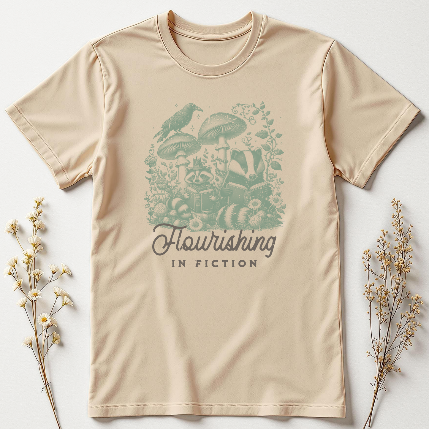 Flourishing in Fiction Tee