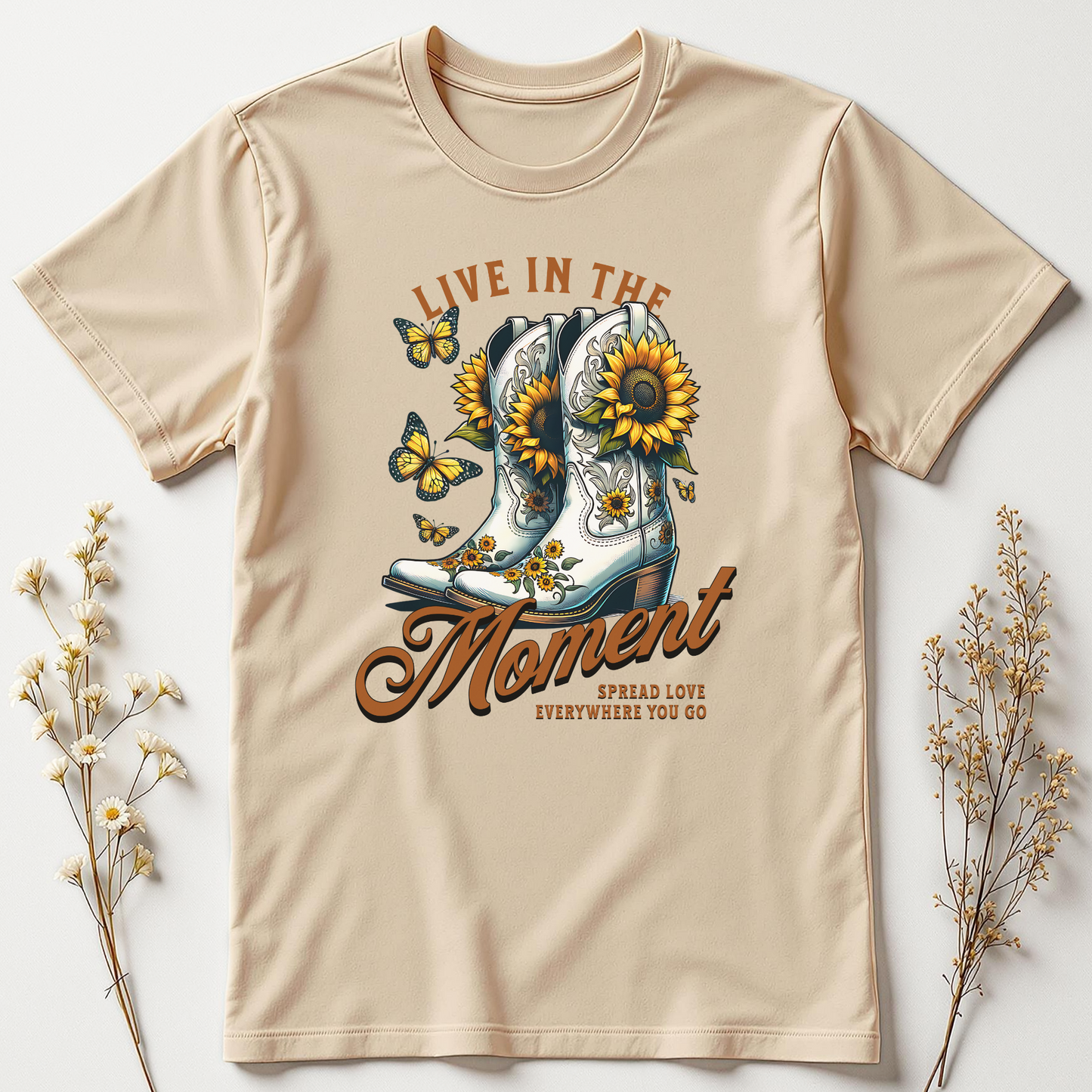 Right Here, Right Now – Live in the Moment Tee