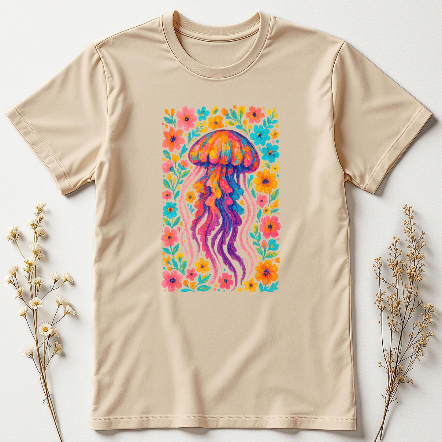 Petal Pulse — Blooming Jellyfish Tee