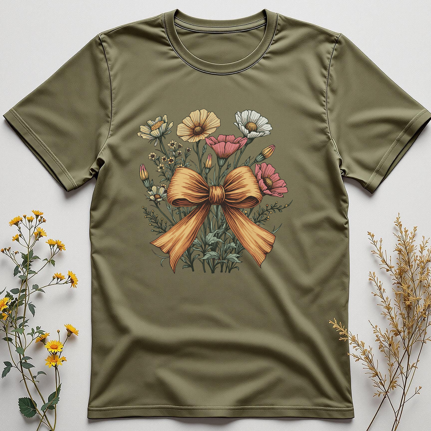 Cosmos & Coquette Bow Tee
