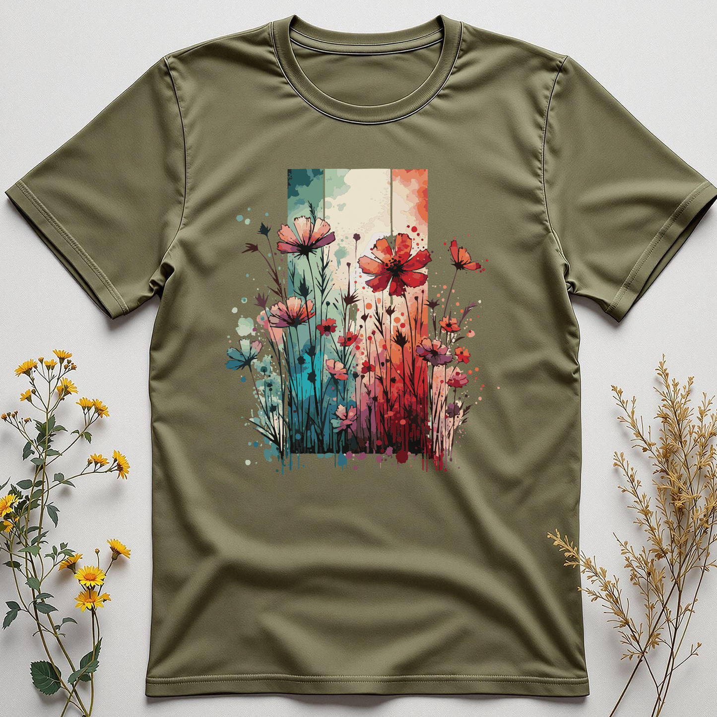 Wild Cosmos Field Tee