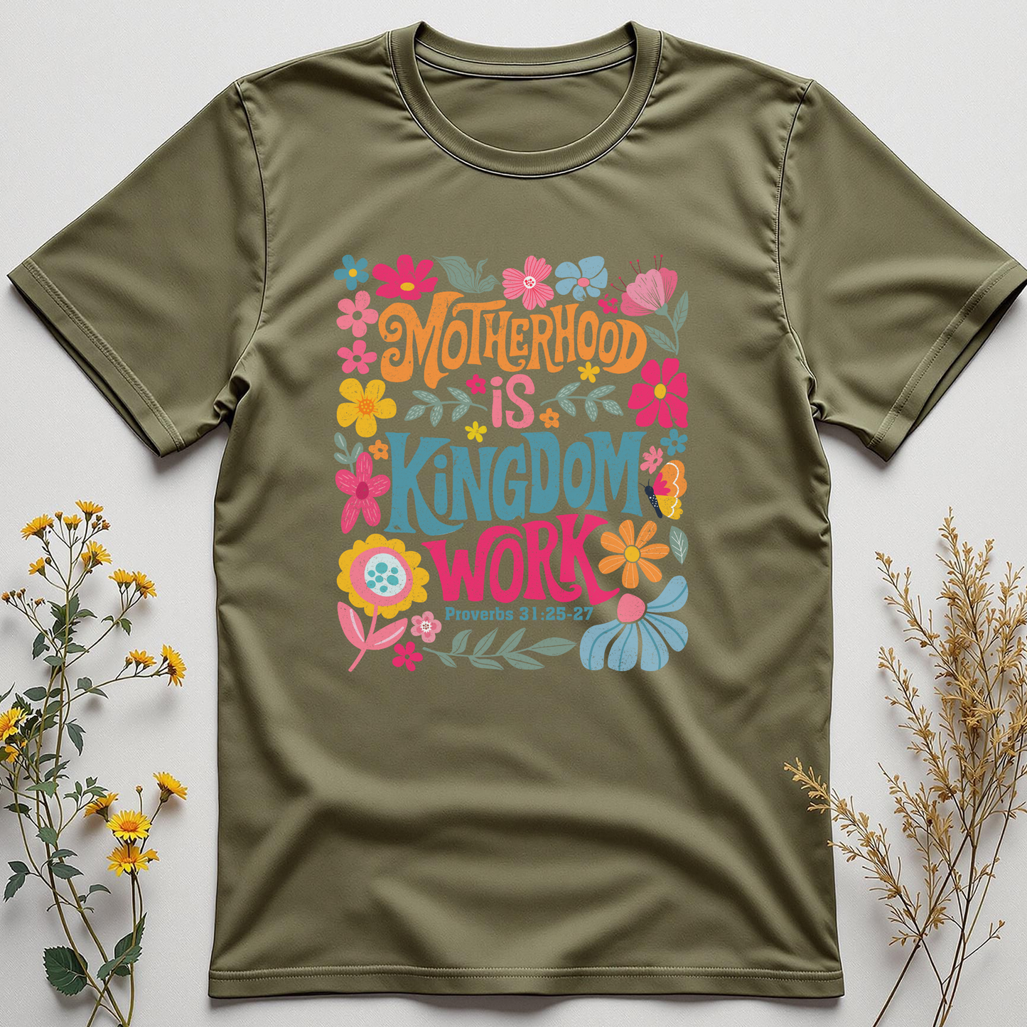 Kingdom Work in a Messy Bun Tee
