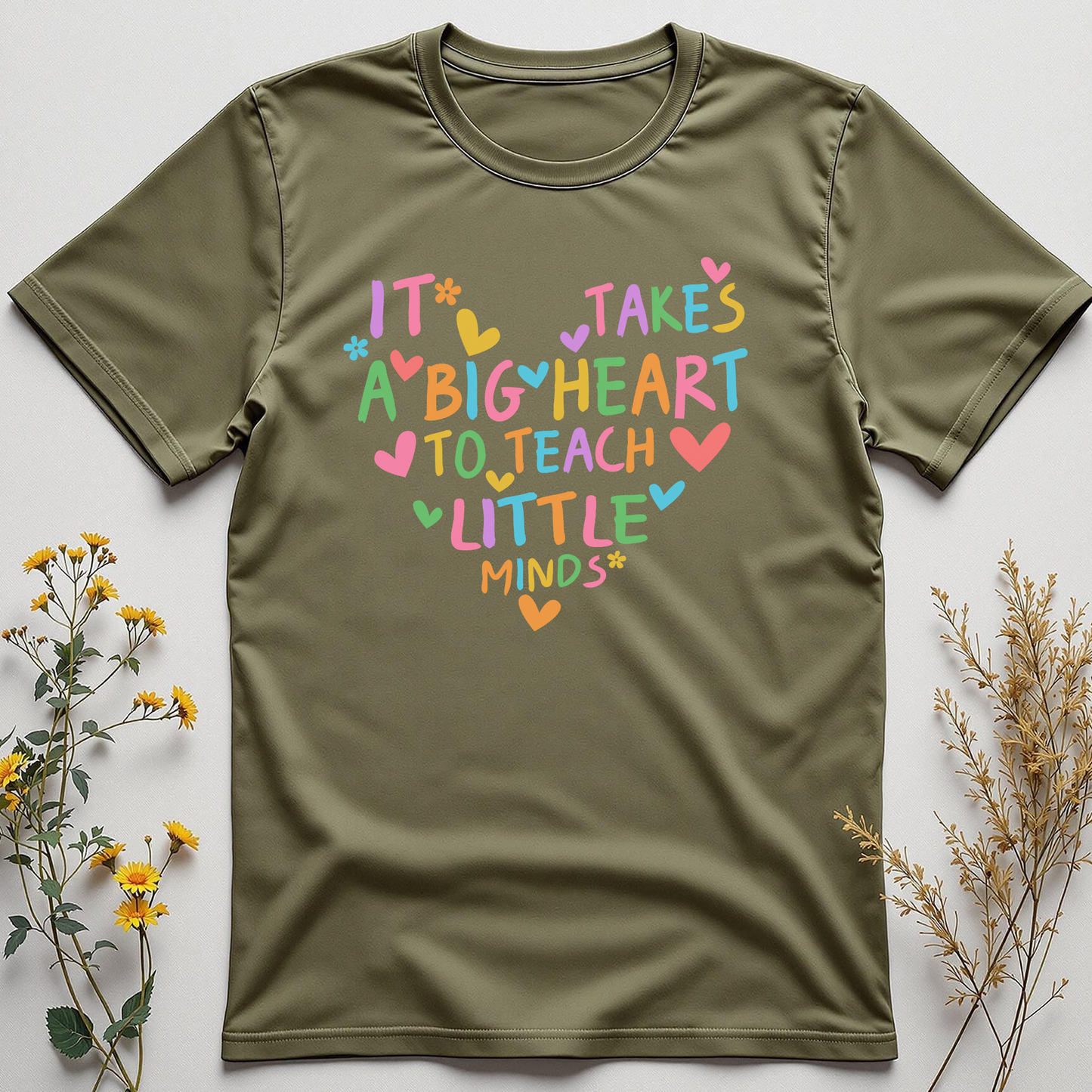 Big Heart, Little Minds — Teacher Love Tee