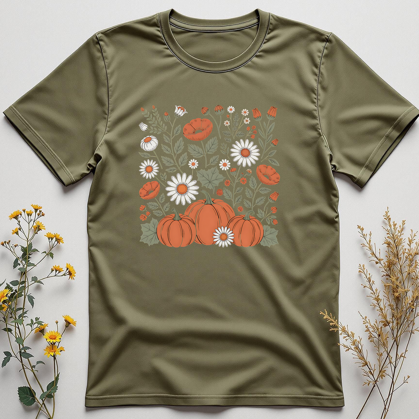 Harvest Moon Magic Tee - Autumn’s charm with a touch of Halloween whimsy
