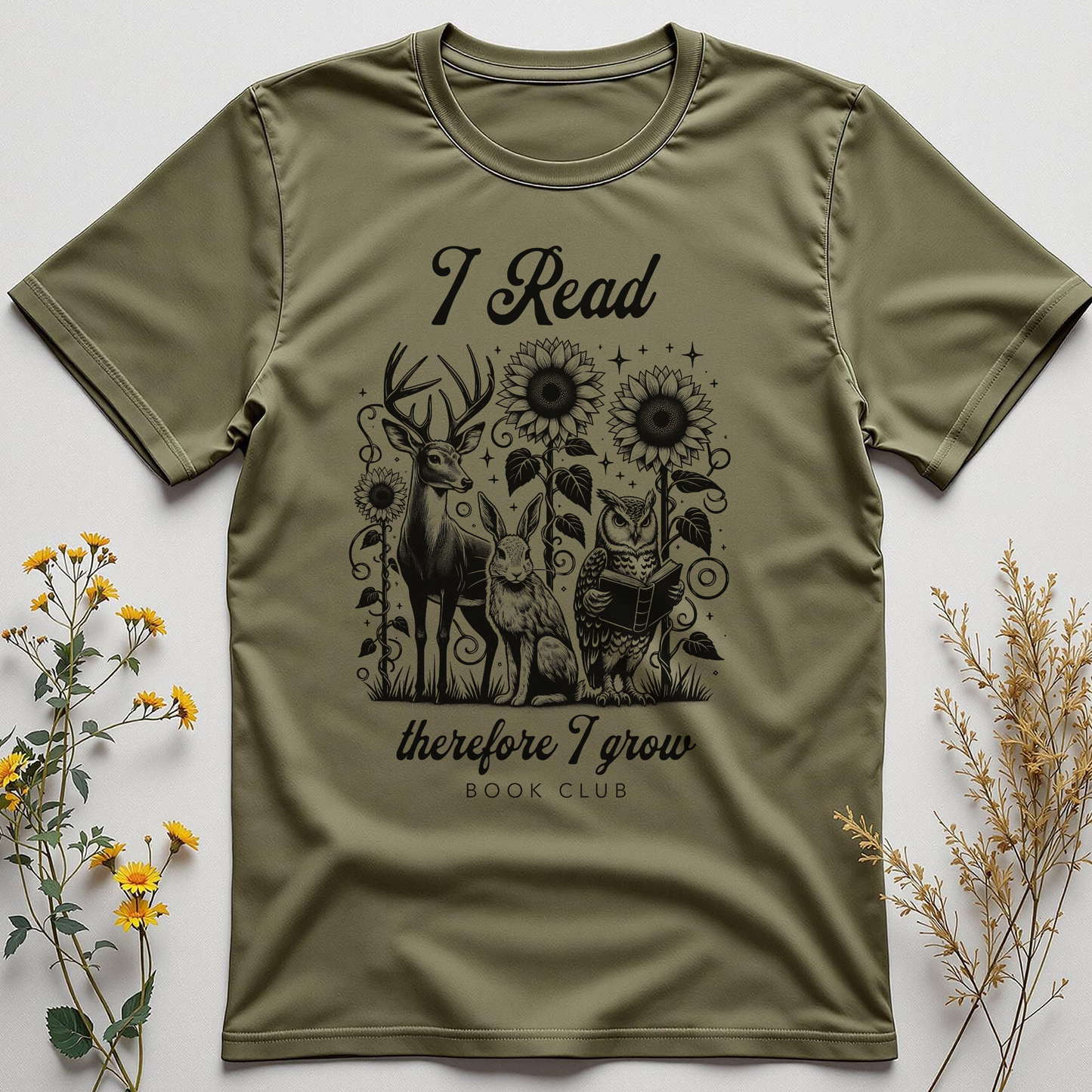 I Read, Therefore I Grow Tee