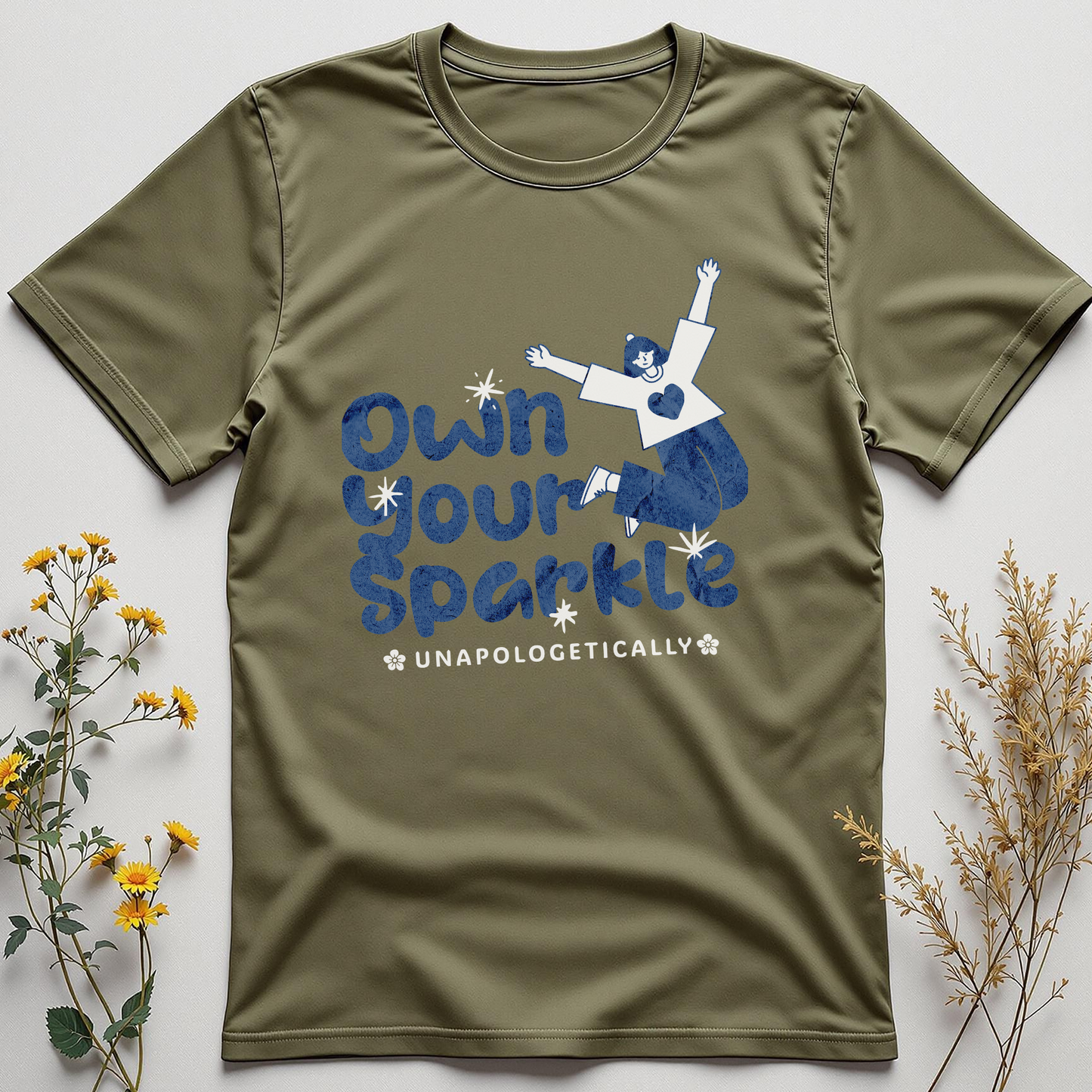 Sparkle Loud Tee – Own It Unapologetically