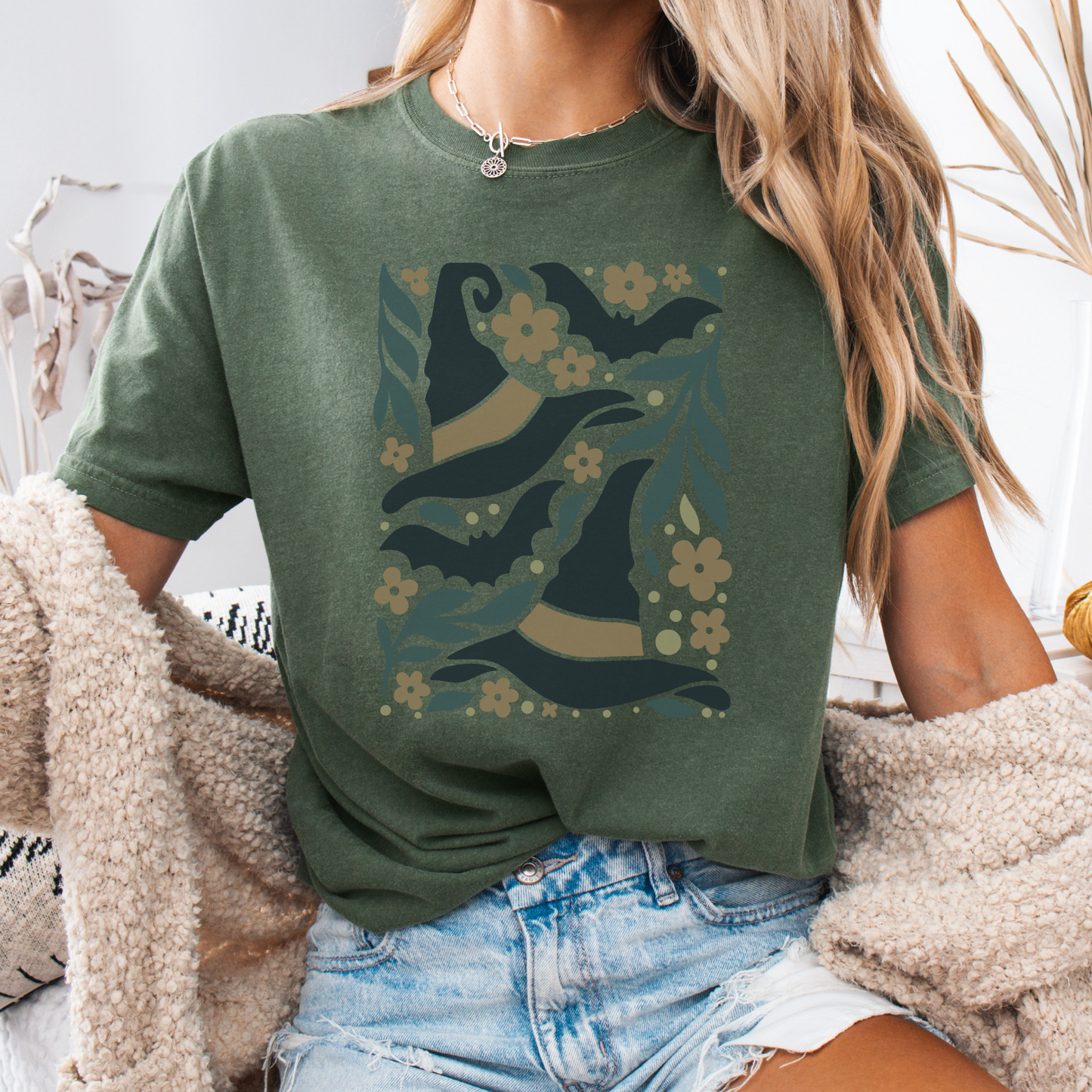 Witch Hats & Blooms - Spirited & Spellbound Tee