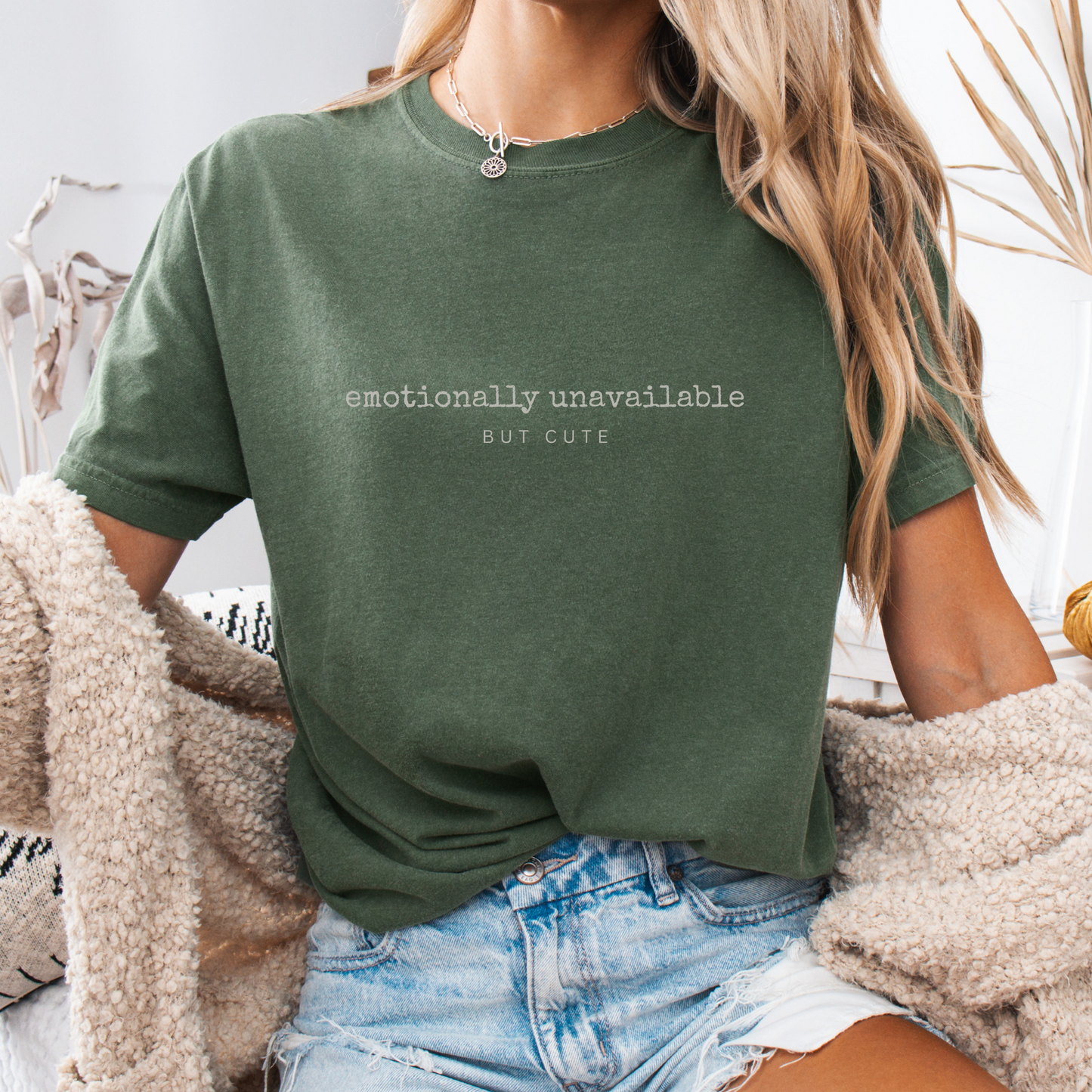 Cute but Closed — Emotionally Unavailable Tee