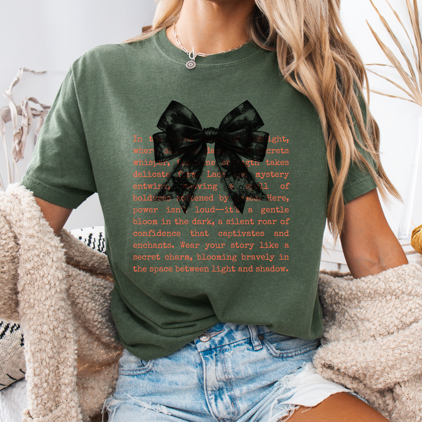Midnight Coquette Bloom Tee