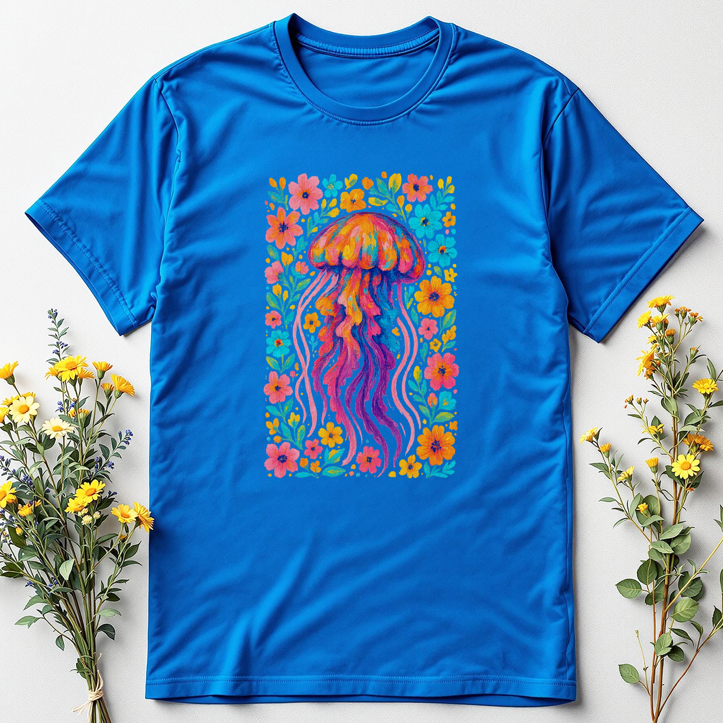 Petal Pulse — Blooming Jellyfish Tee