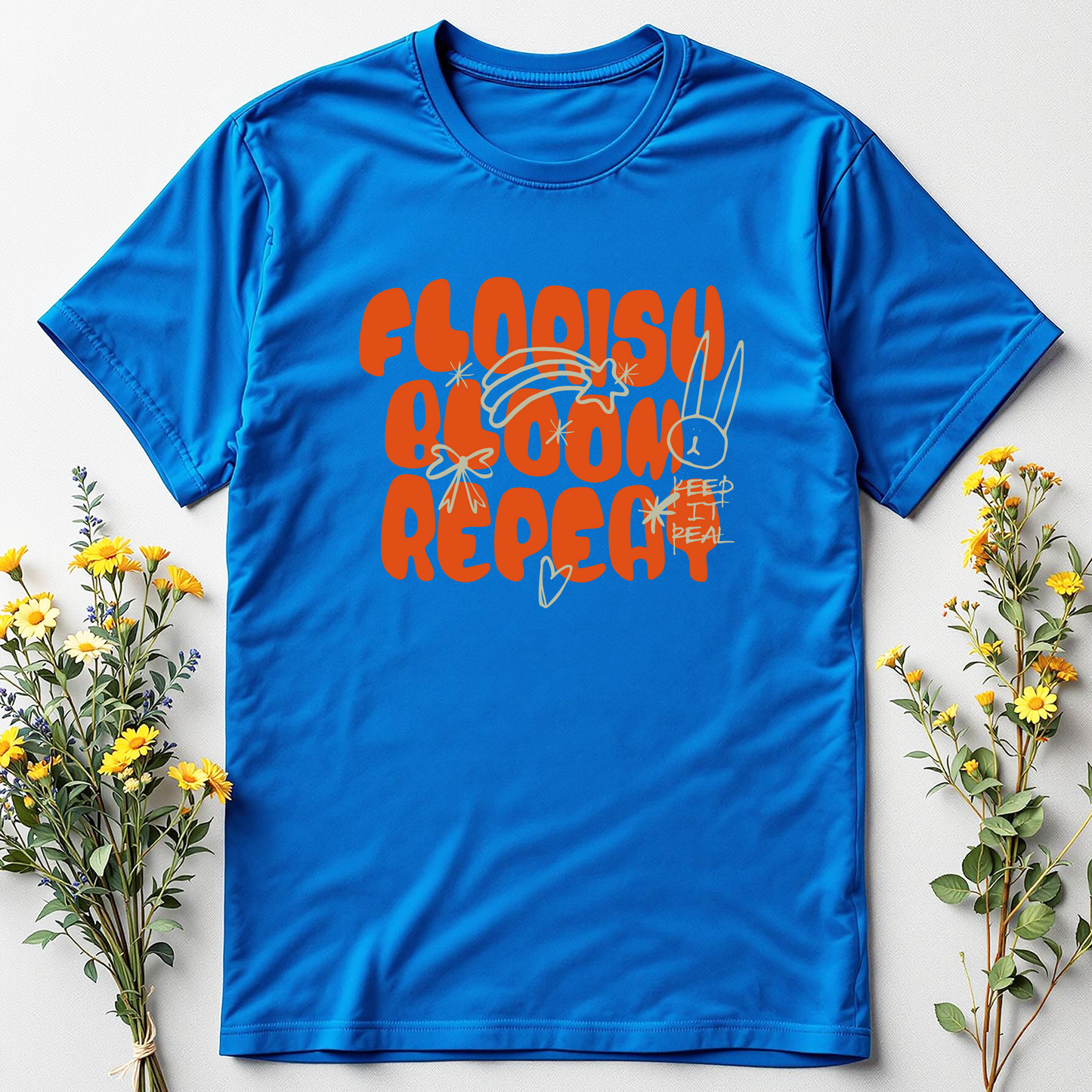Florish. Bloom. Repeat. Tee