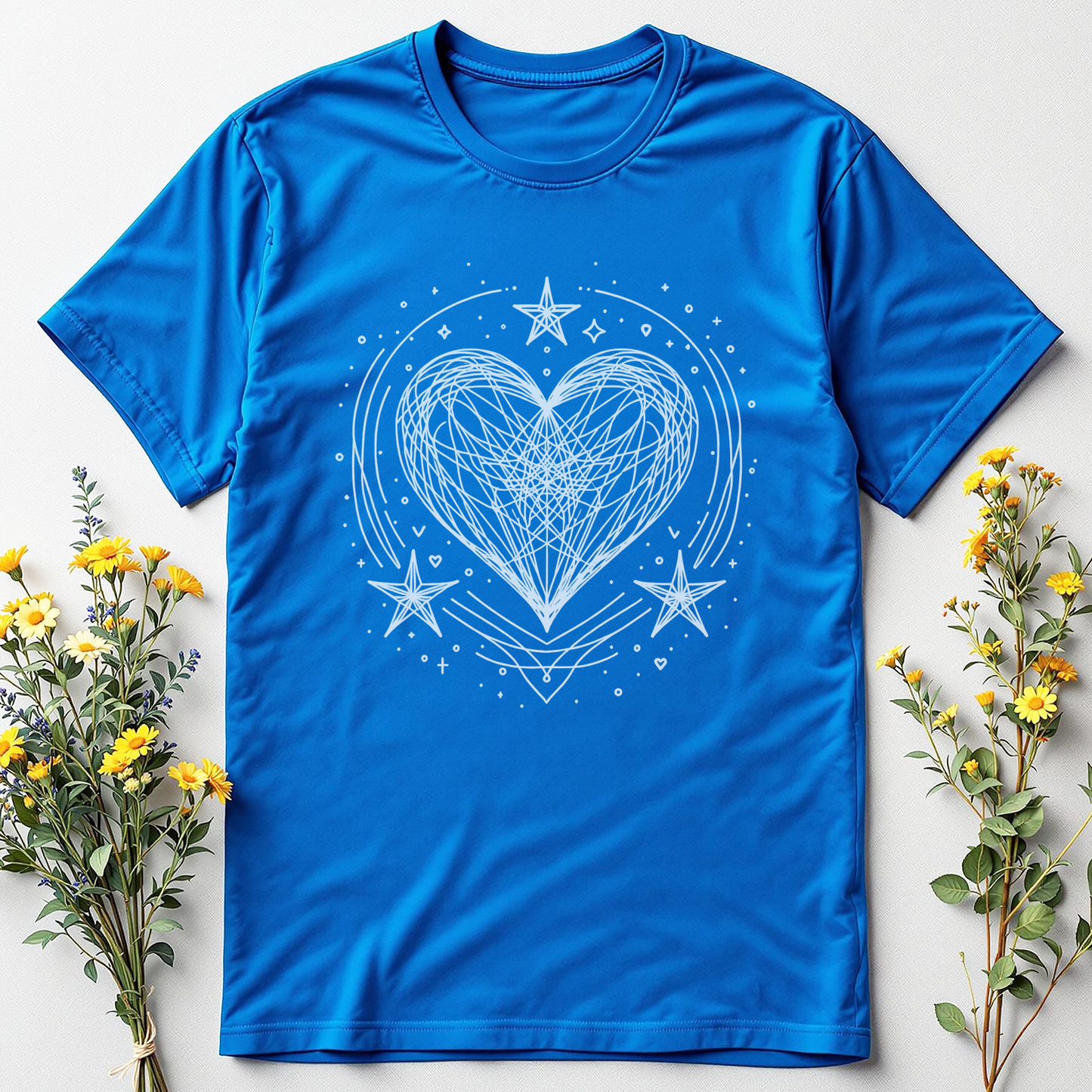 Cosmic Doodle Heart Tee