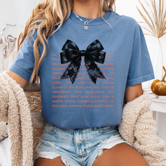 Midnight Coquette Bloom Tee