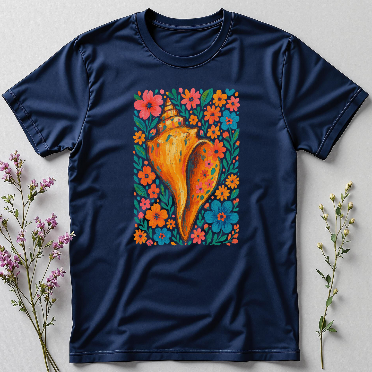Blooming Spiral — Sea Shell Soul Tee