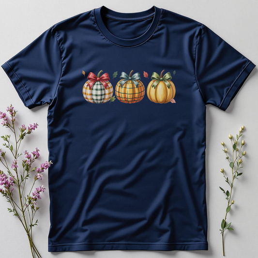 Plaid & Pumpkin Charm Tee